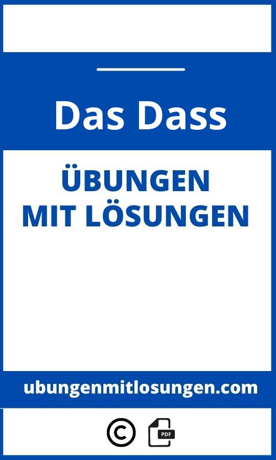 Das Dass Online Übungen