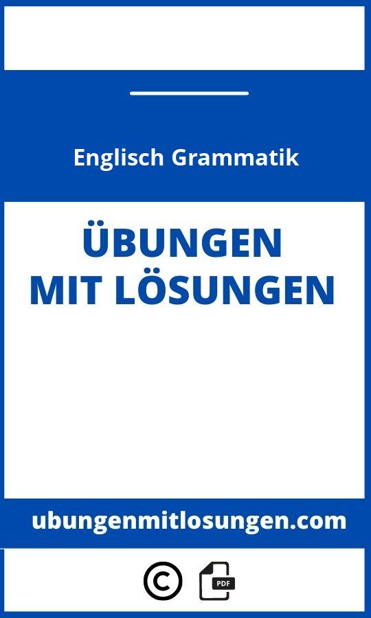 Englisch Grammatik Übungen Online