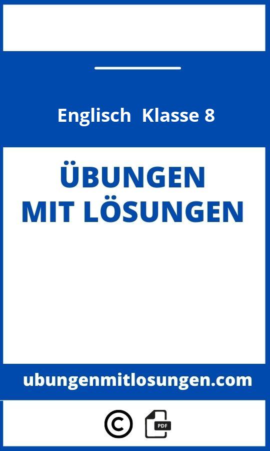 Englisch Übungen Klasse 8