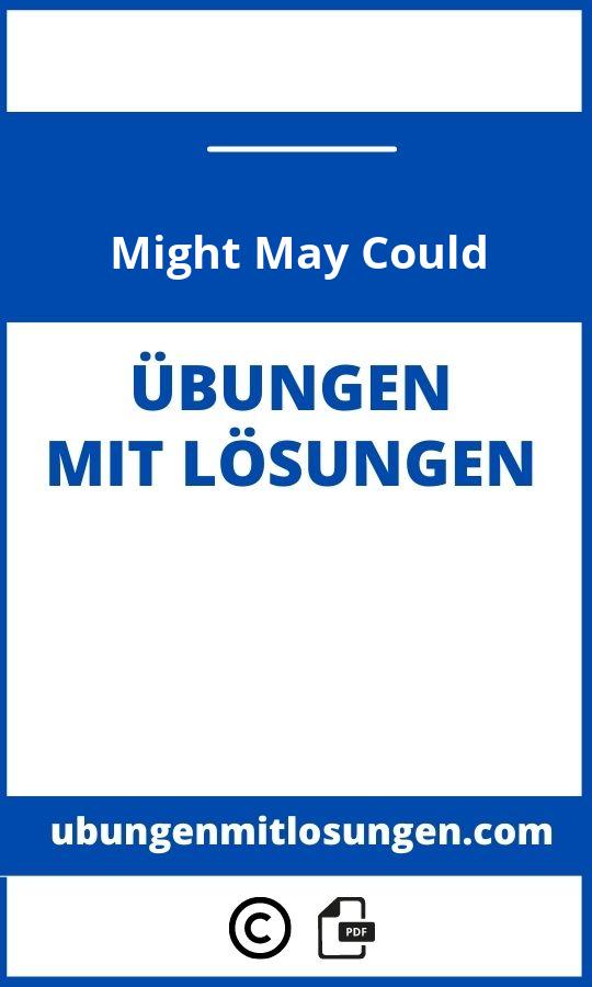 Might May Could Übungen Mit Lösungen