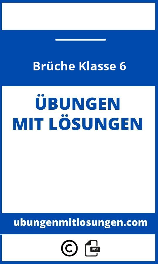 Übungen Brüche Klasse 6